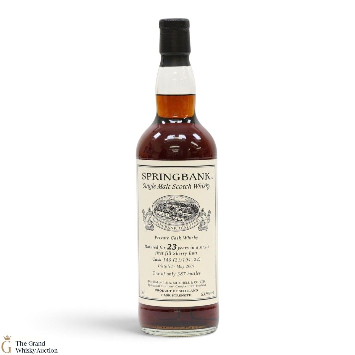 Springbank - 23 Year Old 2001 - Single Sherry Cask #146 - Private Bottling
