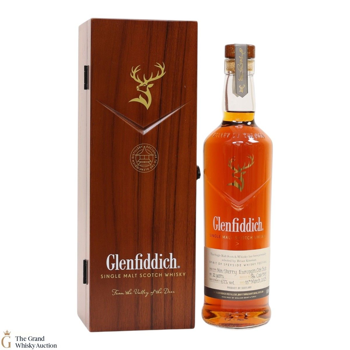 Glenfiddich - 12 Year Old - Non-Sherry European Oak Butt #3545 - Distillery Exclusive
