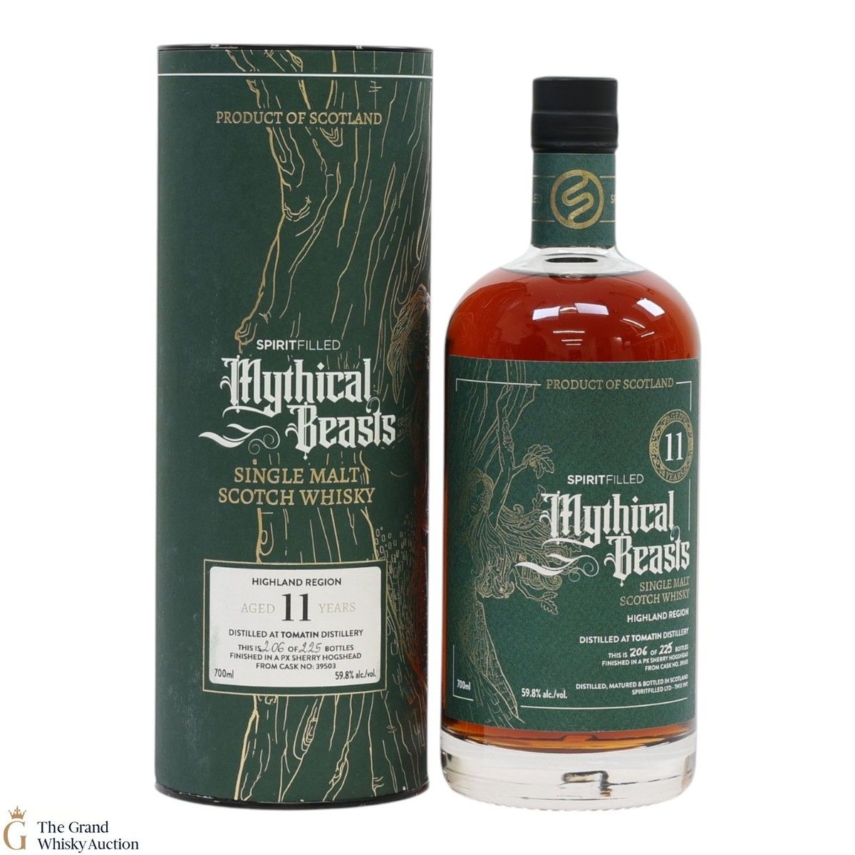 Tomatin - 11 Year Old - Single Cask #39503 - Mythical Beasts