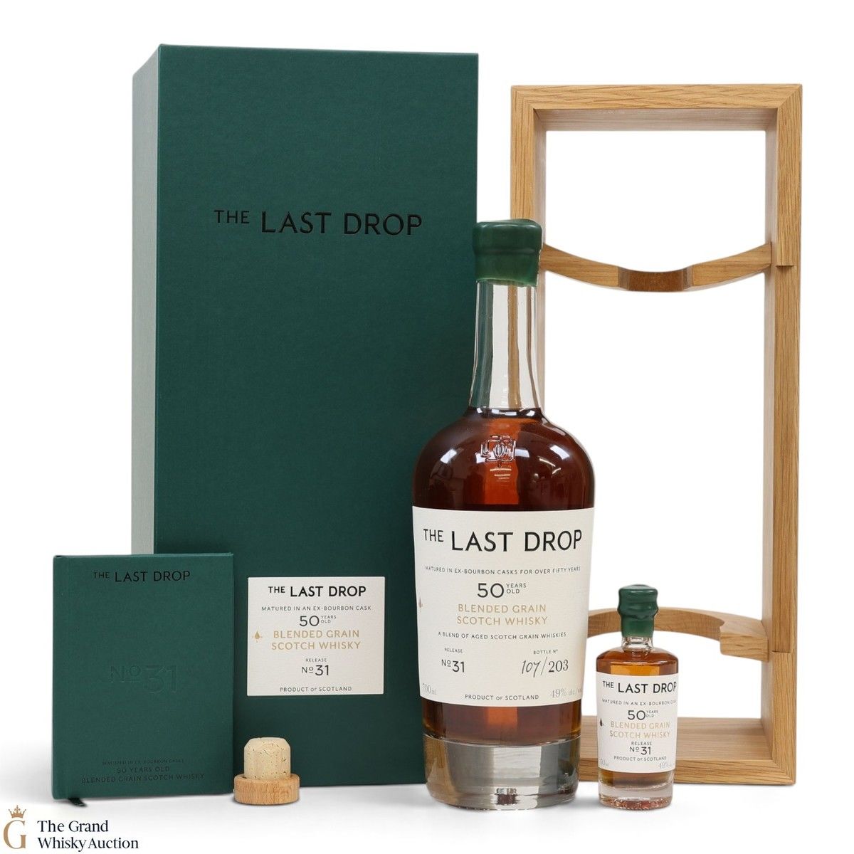 The Last Drop - 50 Year Old Blended Grain - Release No.31 (1 x 70cl & 1 x 5cl)