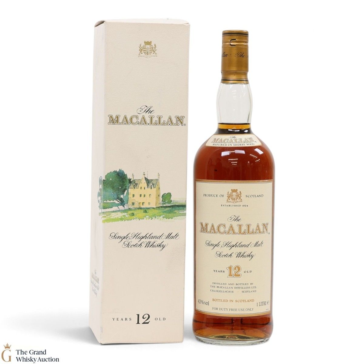 Macallan - 12 Year Old - Sherry Wood - Duty Free (1L)