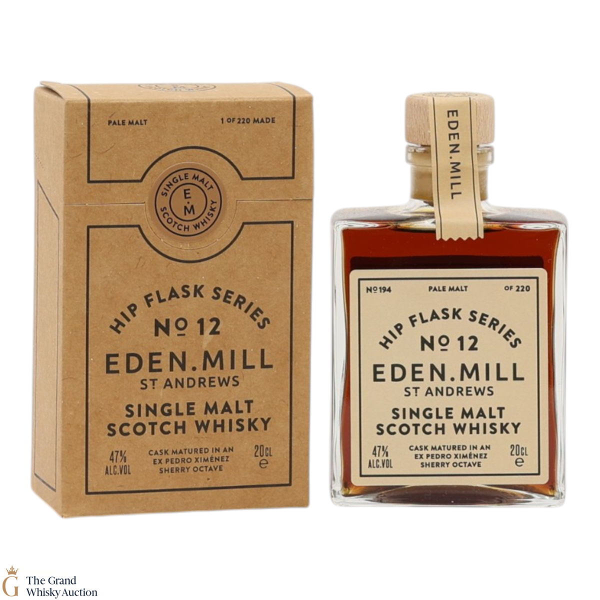 Eden Mill - Hip Flask Series - No.12 Pale Malt (20cl)