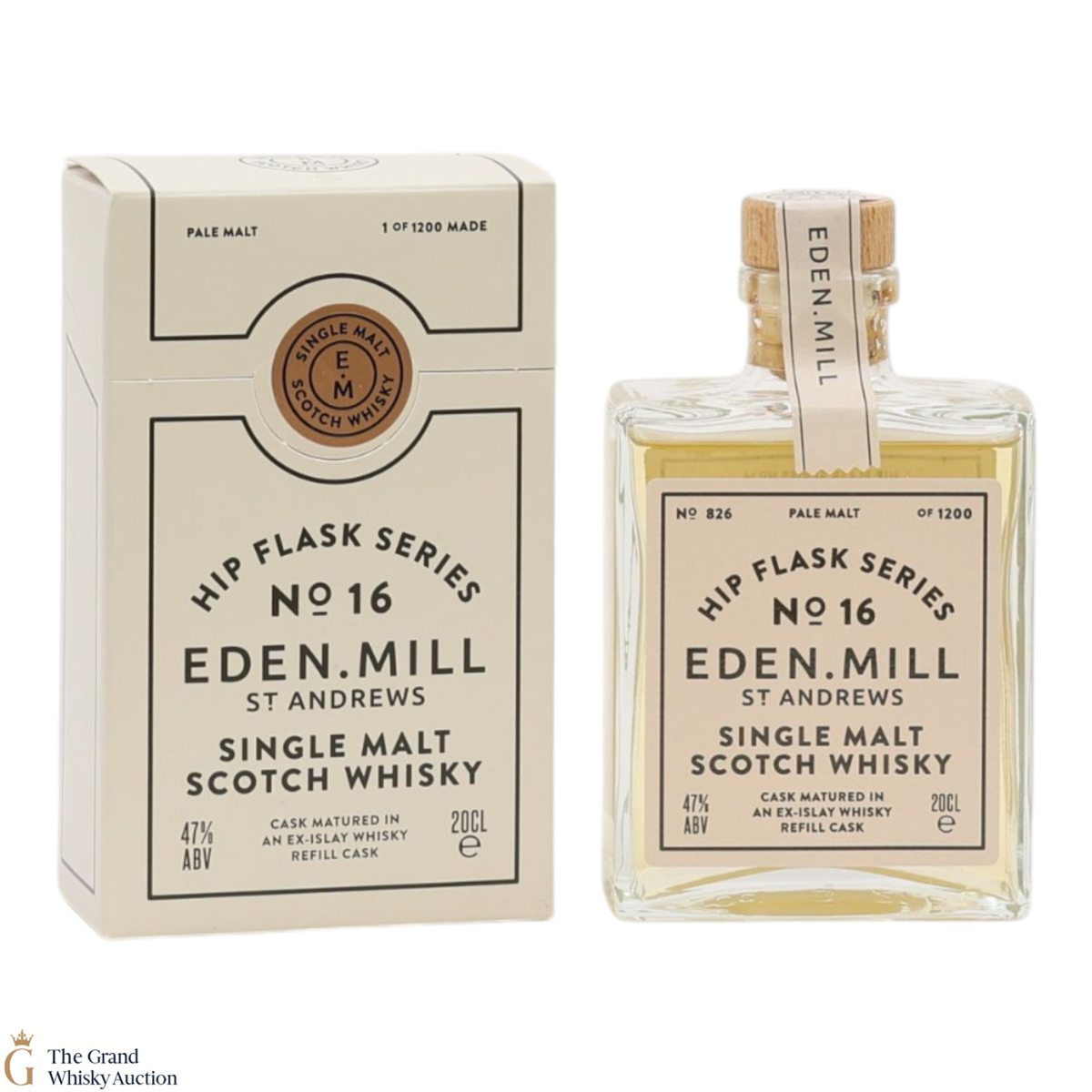 Eden Mill - Hip Flask Series - No.16 Pale Malt (20cl)