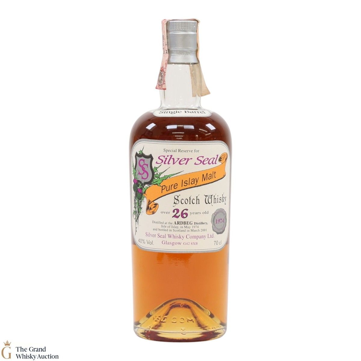 Ardbeg - 26 Year Old 1974 - Single Barrel - Silver Seal