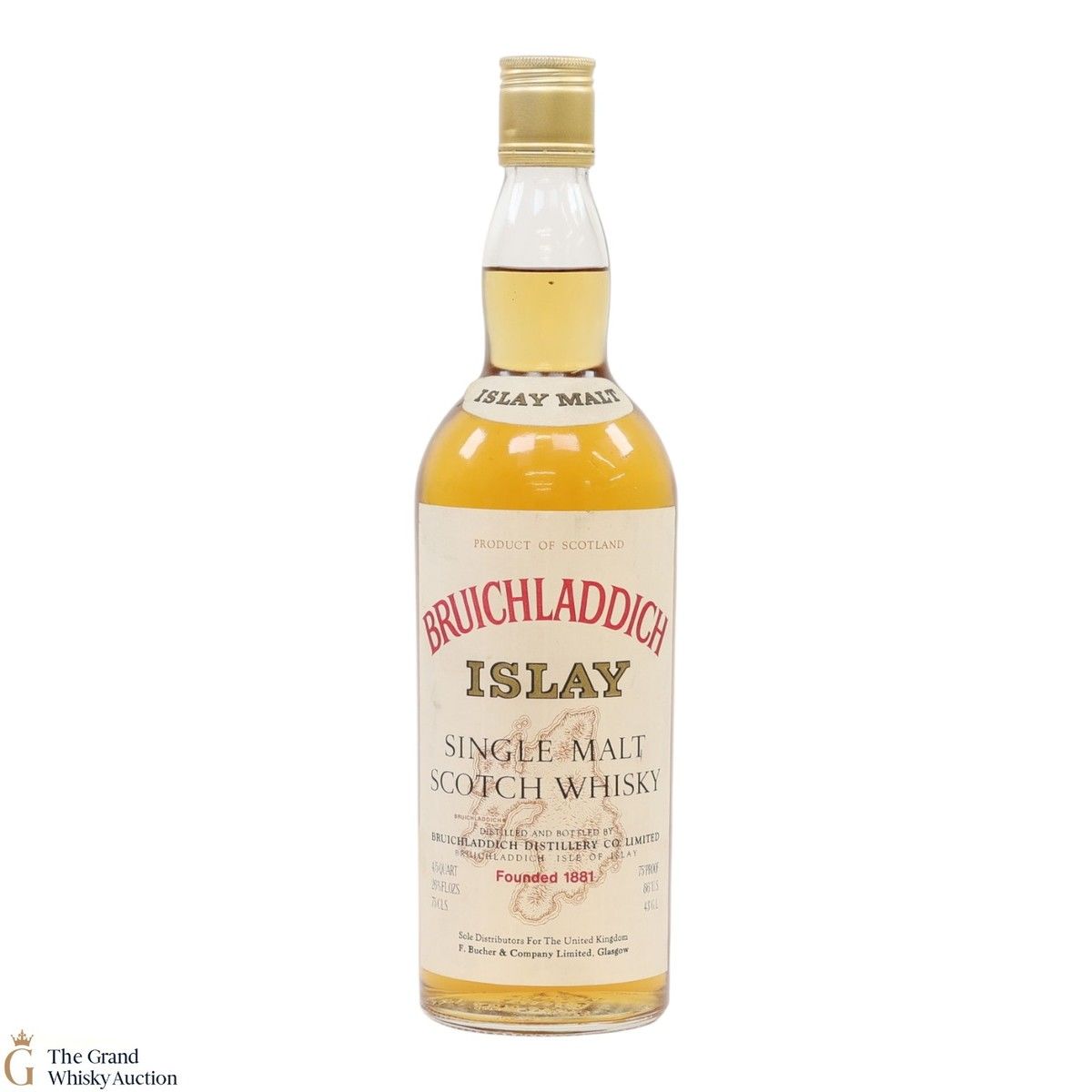 Bruichladdich - Single Islay Malt - 75 Proof (75cl)