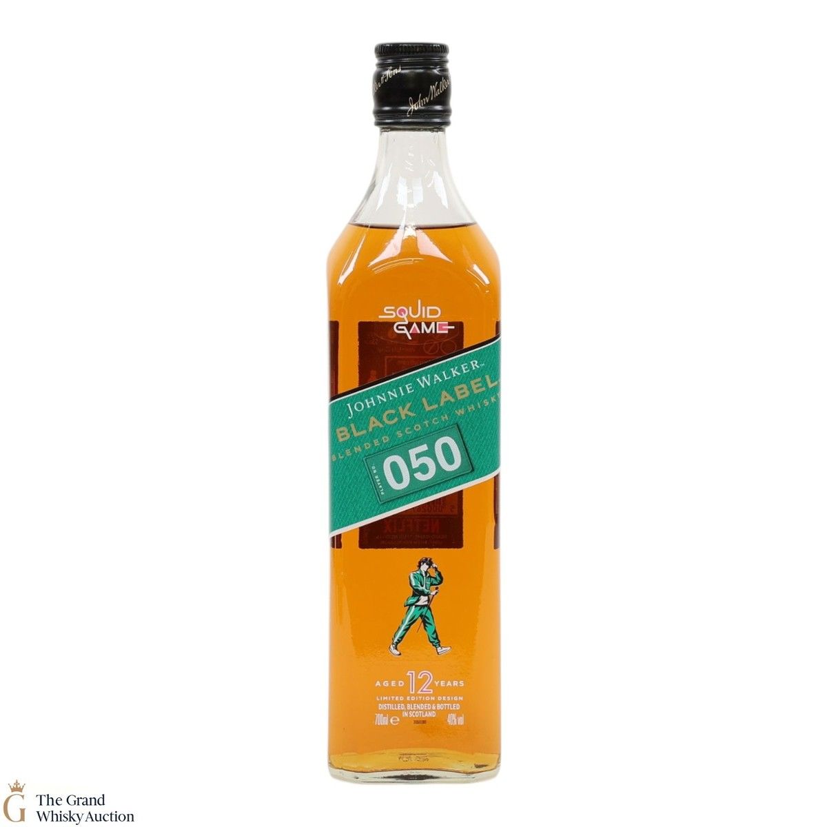 Johnnie Walker - Black Label - 12 Year Old - Squid Game Limited Edition Design - Player 050