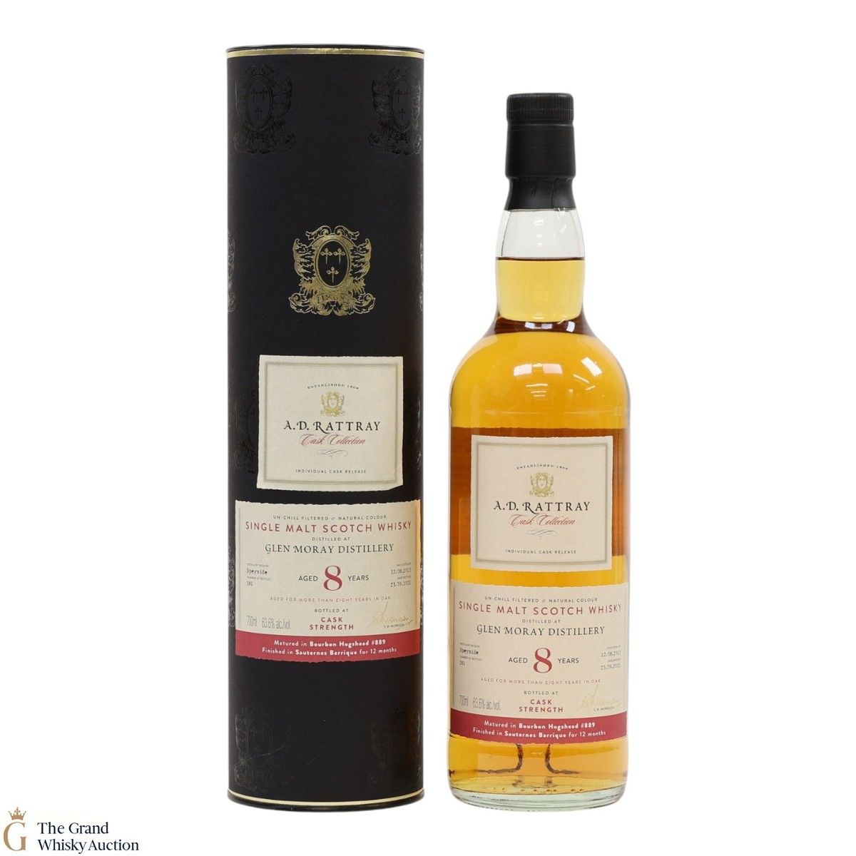 Glen Moray - 8 Year Old 2013 - Bourbon Hogshead #889 Sauternes Barrique Finish - Cask Collection