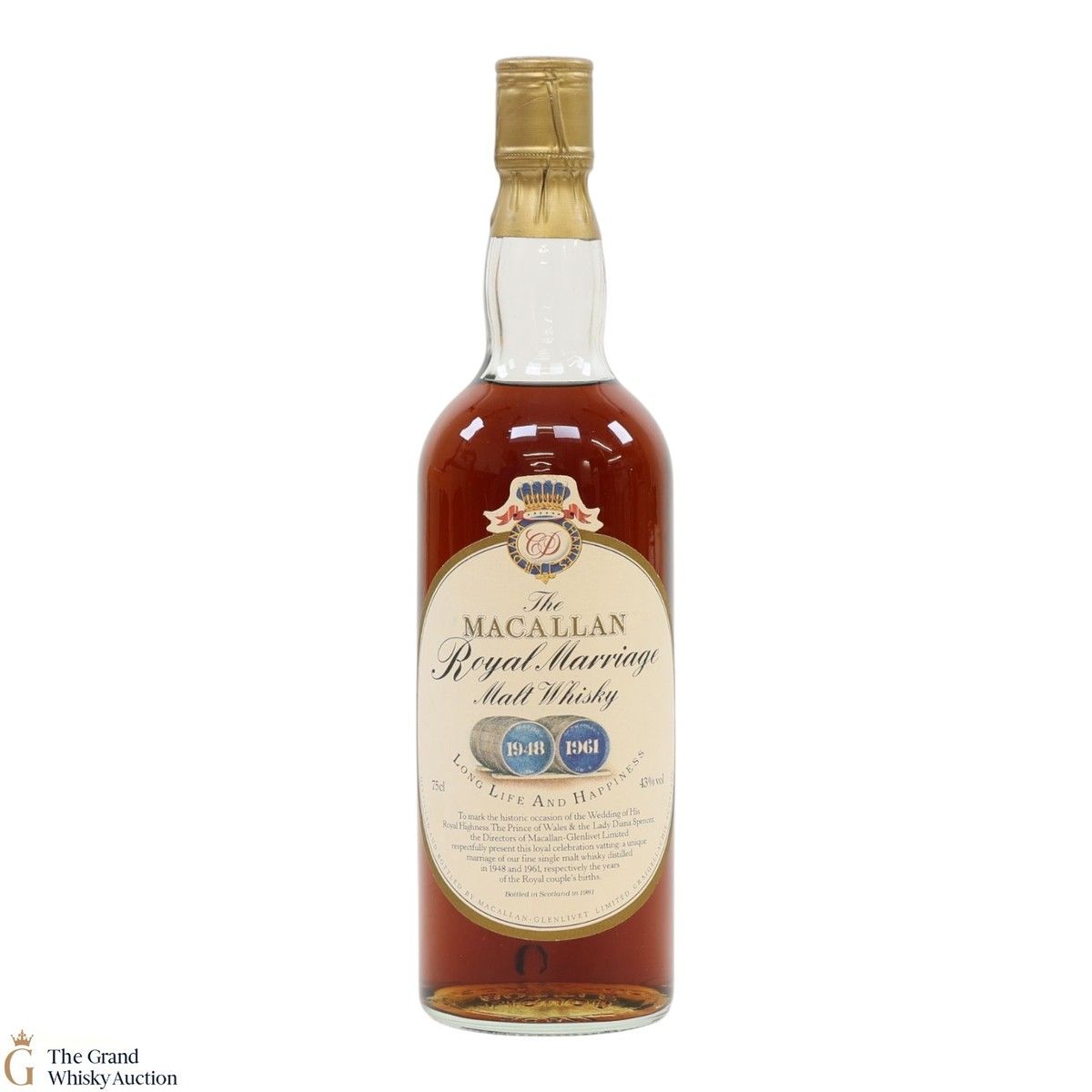 Macallan - 1948 - 1961 Royal Marriage 1981 (75cl)