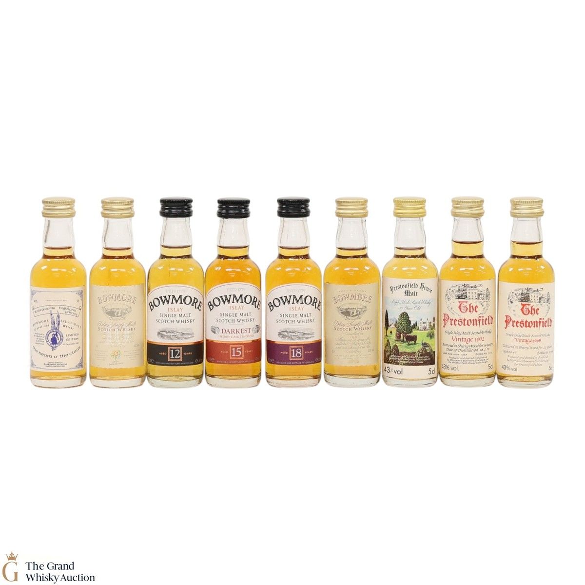Bowmore - 9 x Assorted Minis