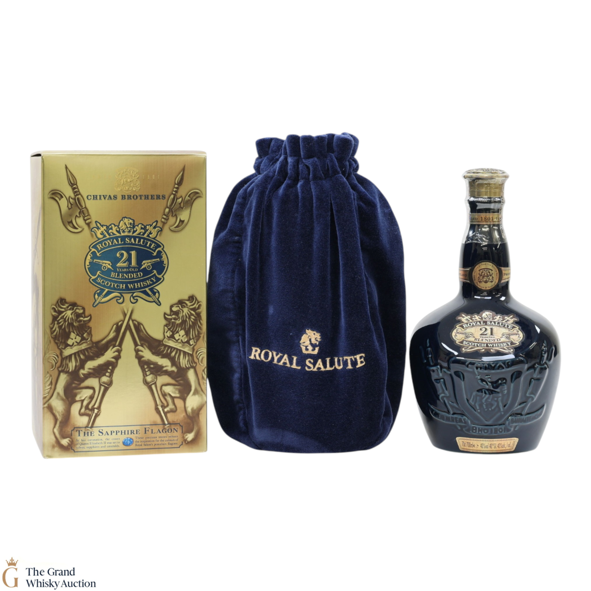 Chivas Regal Royal Salute - 21 Year Old The Sapphire Flagon
