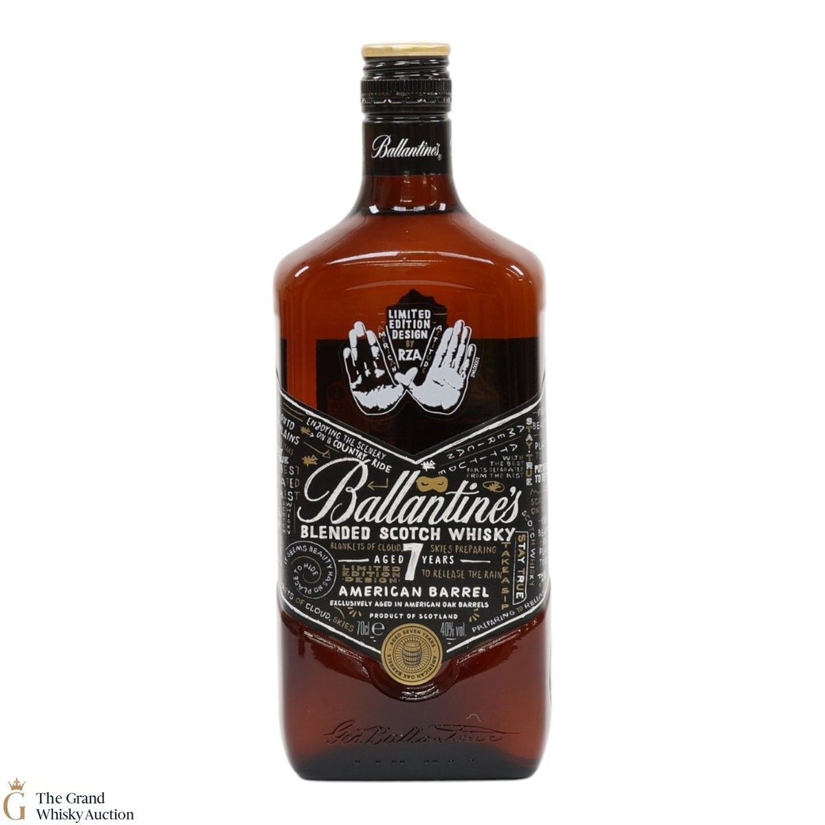 Ballantine's - 7 Year Old - American Barrel - Limited Edition Design by RZA