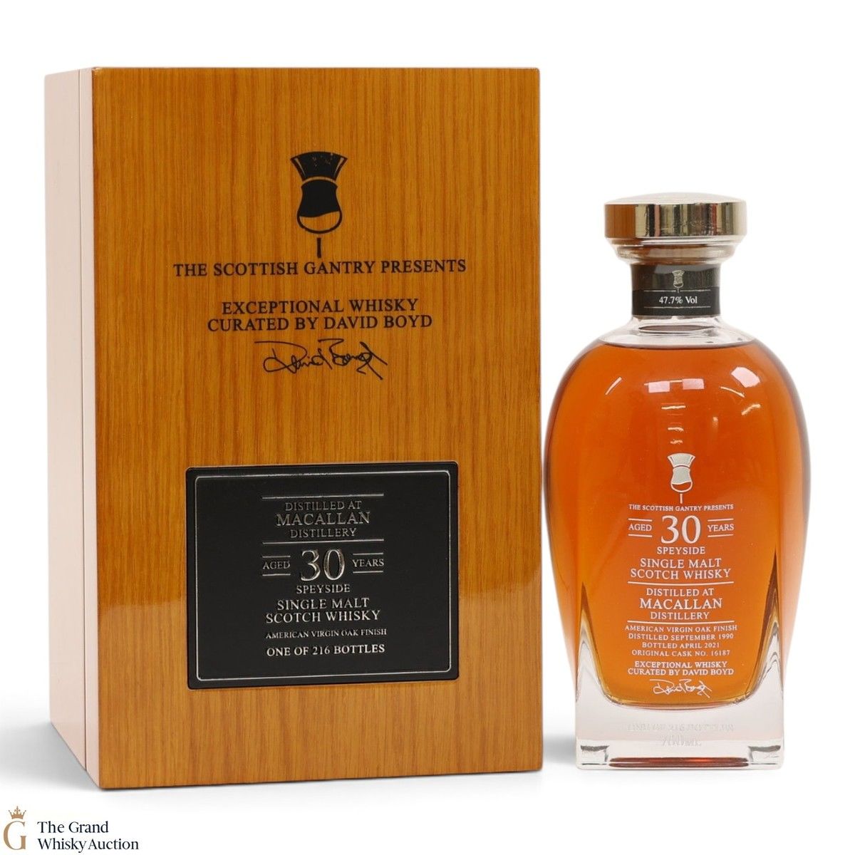 Macallan - 30 Year Old 1990 Scottish Gantry - Virgin American Oak Finish