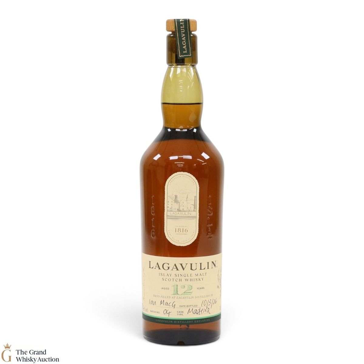 Lagavulin - 12 Year Old - Hand Fill Madeira Cask Batch 004