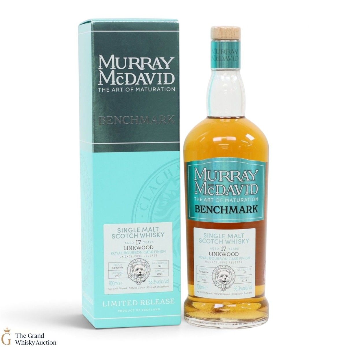 Linkwood - 17 Year Old 2007 - Koval Bourbon Cask Finish - Benchmark Murray McDavid - UK Exclusive