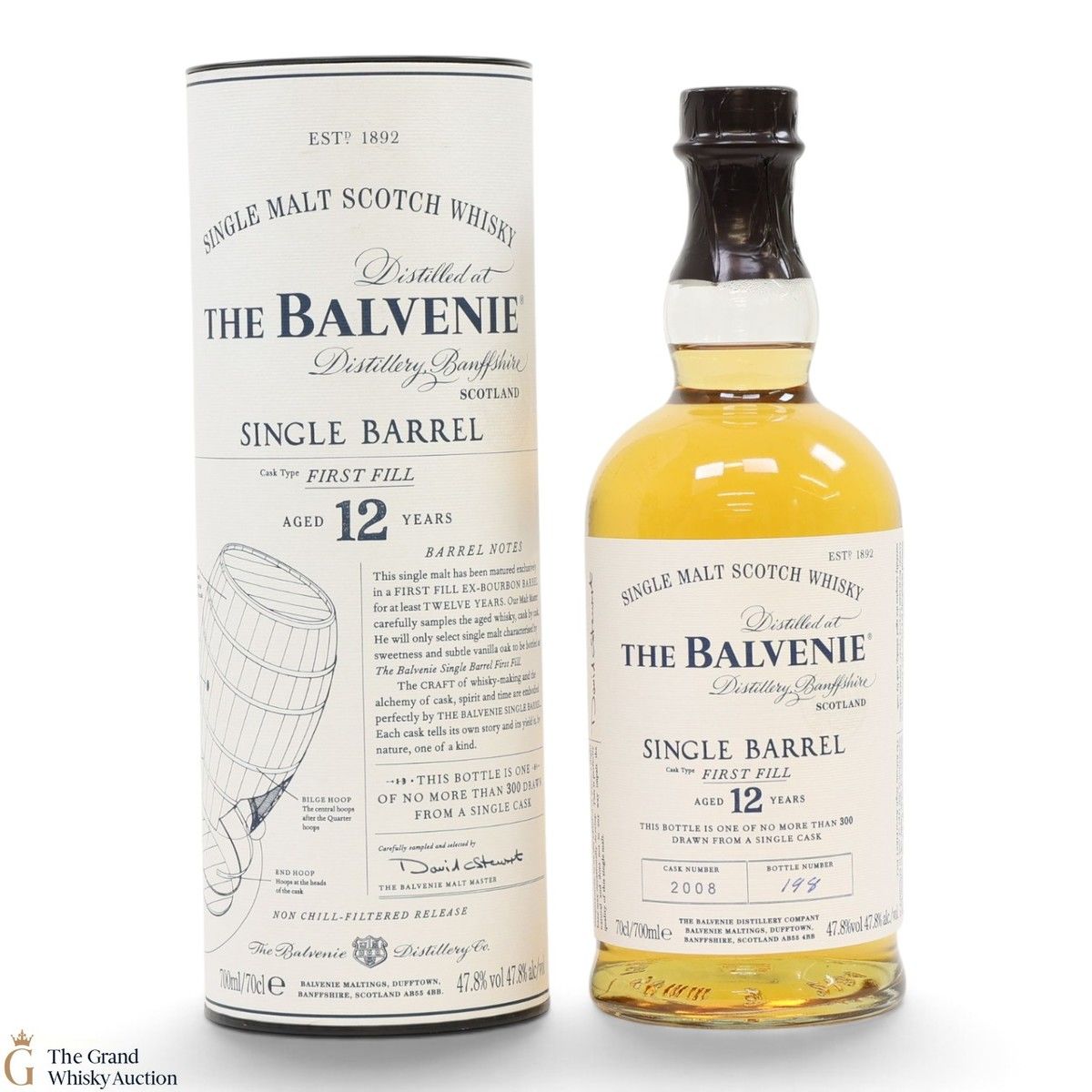 Balvenie - 12 Year Old - Single Barrel First Fill - #2008
