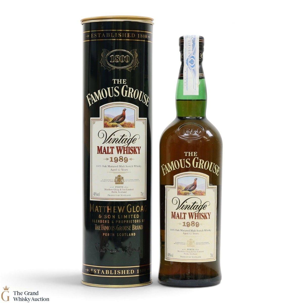 Famous Grouse - 12 Year Old 1989 Vintage Matthew Gloag