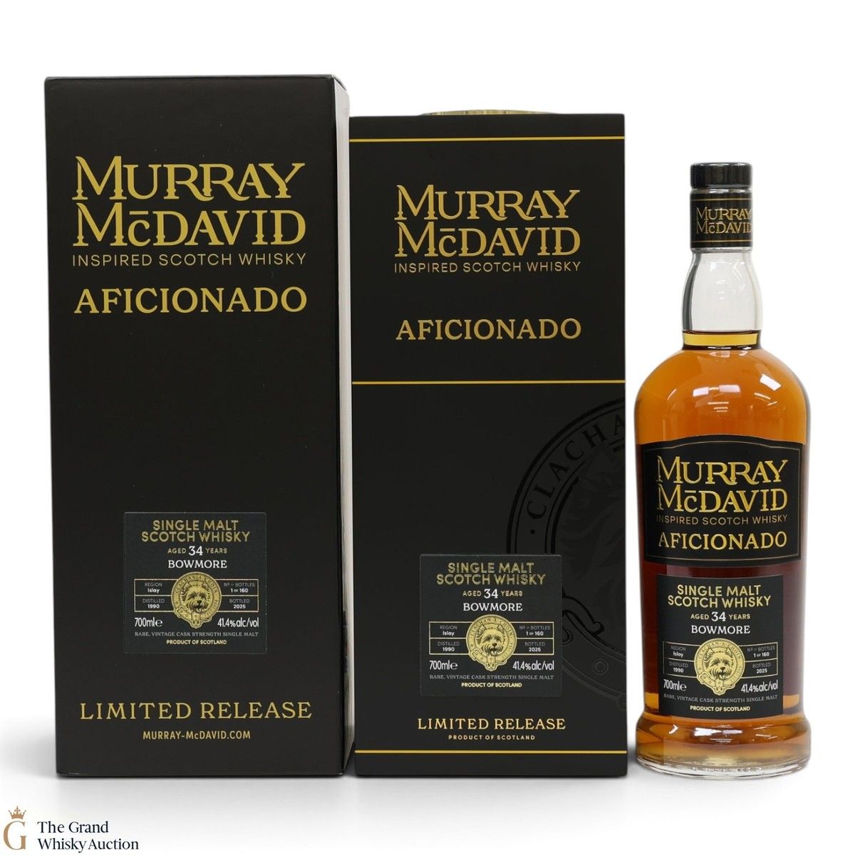 Bowmore - 34 Year Old 1990 - Aficionado - #3415A/B - Limited Release