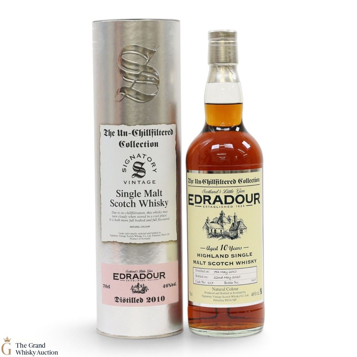 Edradour - 10 Year Old 2010 #117 - Signatory Vintage