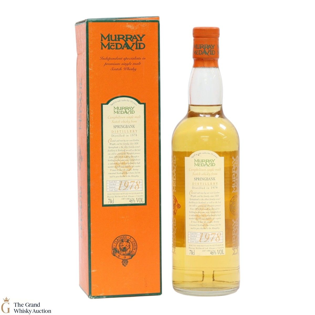 Springbank - 19 Year Old 1978 - Murray McDavid's Single Cask Bottling 1997