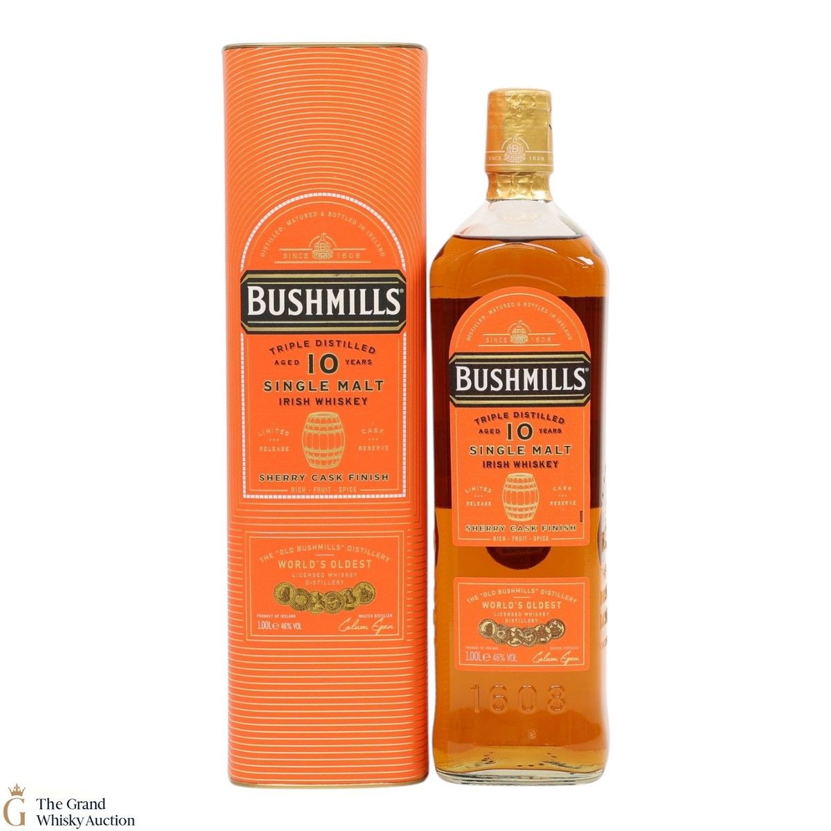 Bushmills - 10 Year Old - Sherry Cask Finish (1L) 