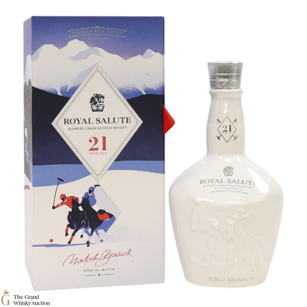Chivas - Royal Salute - 21 Year Old - Snow Polo Edition 