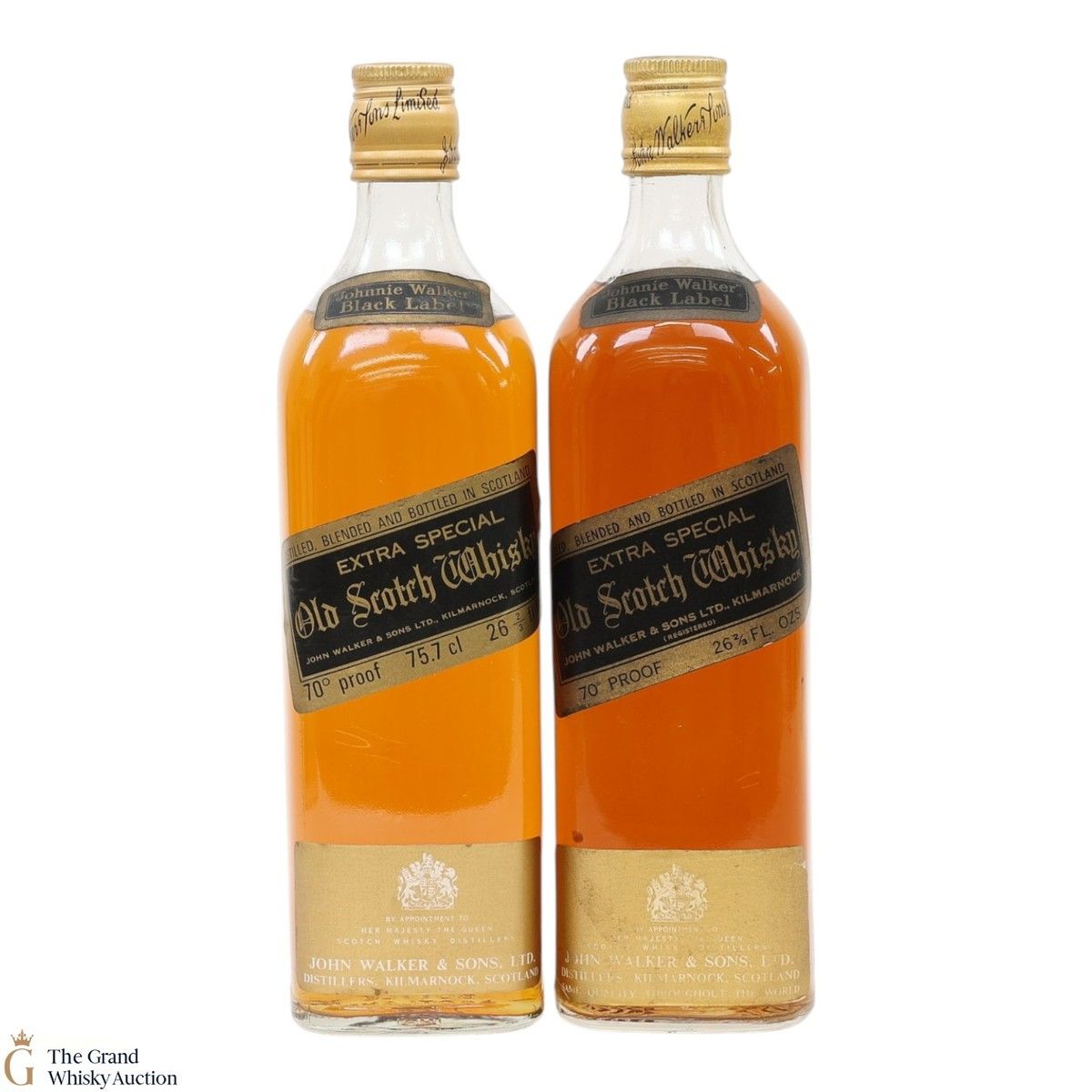 Johnnie Walker - Black Label - Extra Special Old Scotch Whisky - 12 Year Old (2 x 75.7cl)