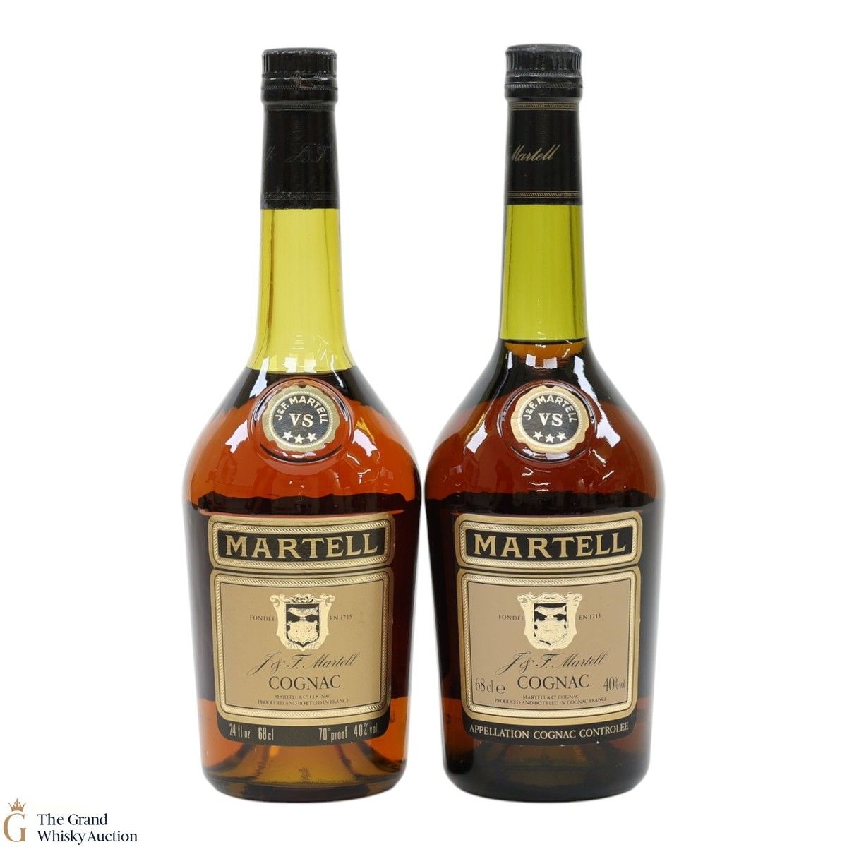 Martell - VS Three Star Cognac (2 x 68cl)