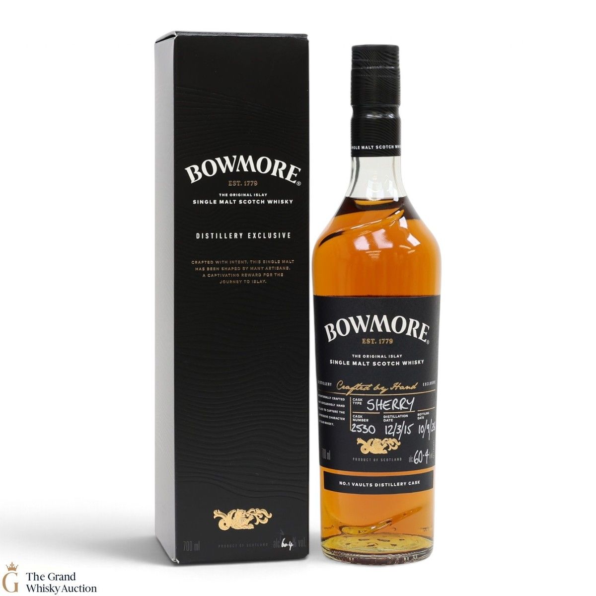 Bowmore - 2015 - Sherry Cask - #12530 - Distillery Exclusive 60.4%