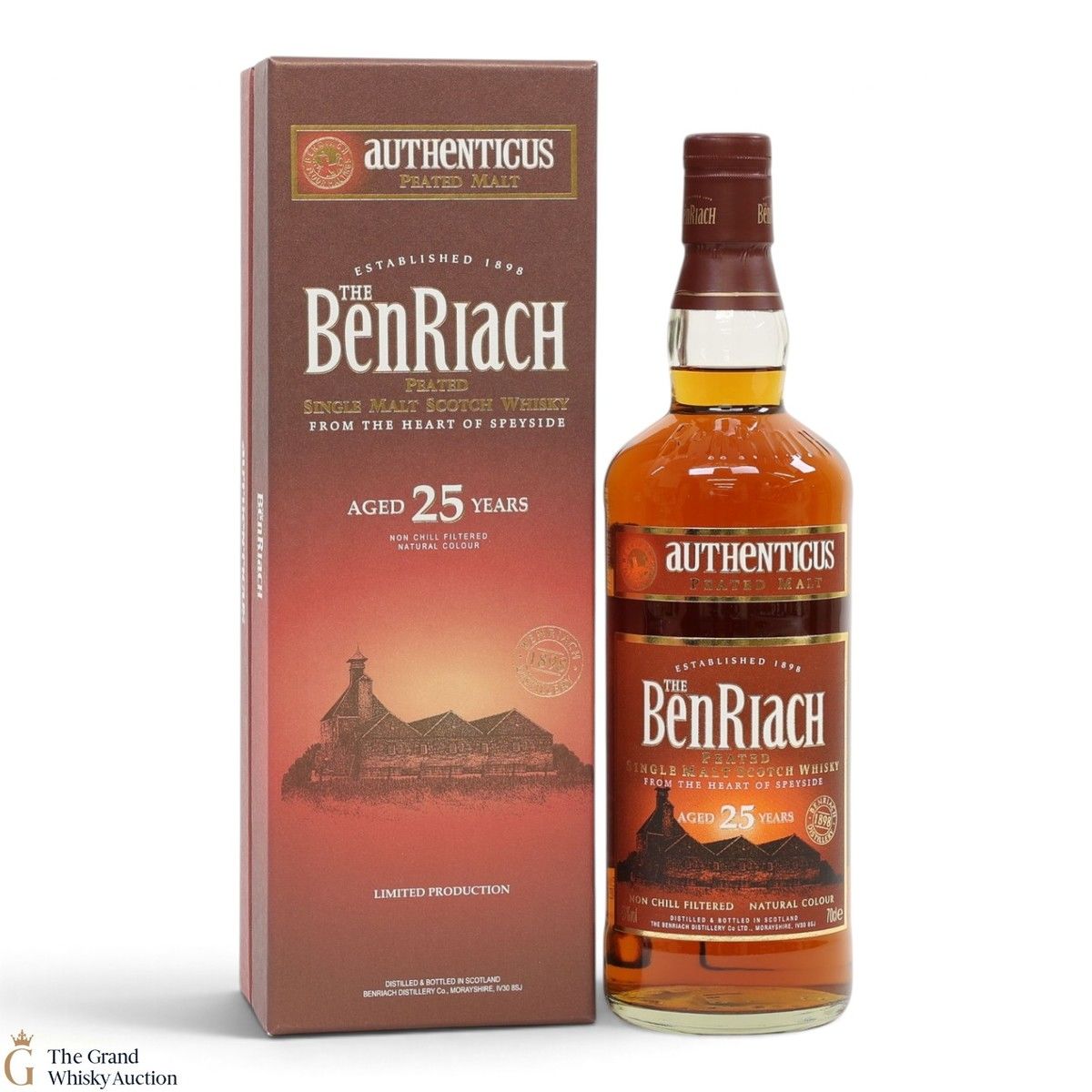 Benriach - 25 Year Old - Authenticus Peated Malt