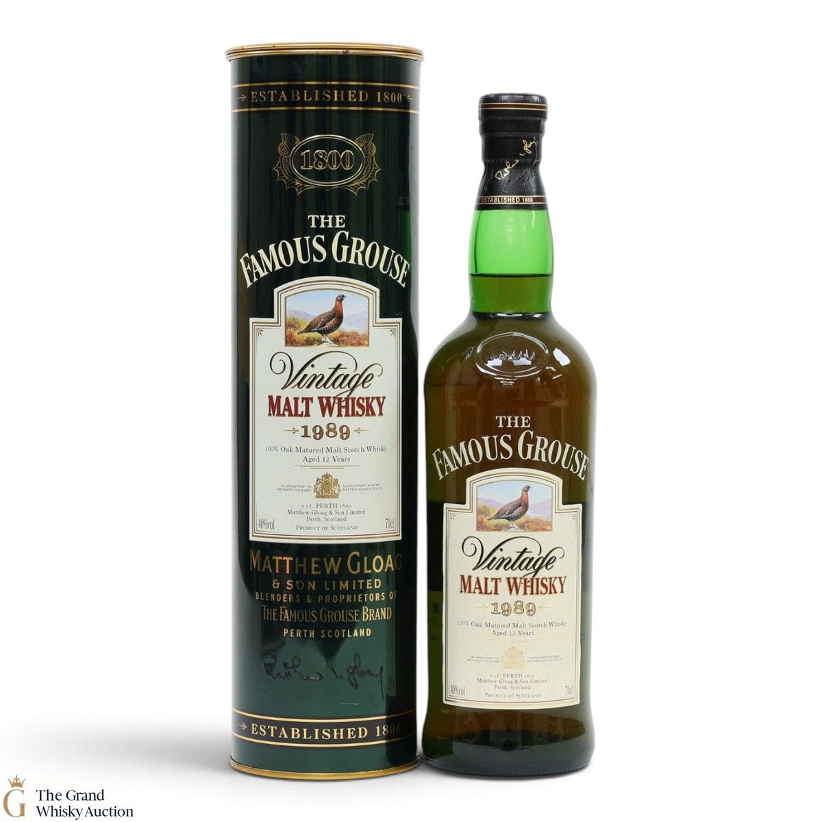 Famous Grouse - 12 Year Old 1989 Vintage Matthew Gloag