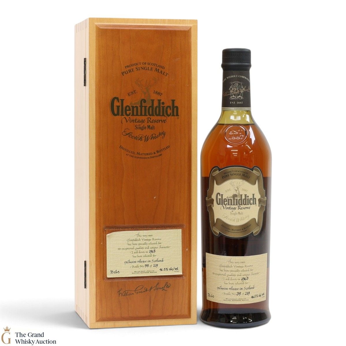 Glenfiddich - 1963 - Vintage Reserve - Bottle 38 of 219