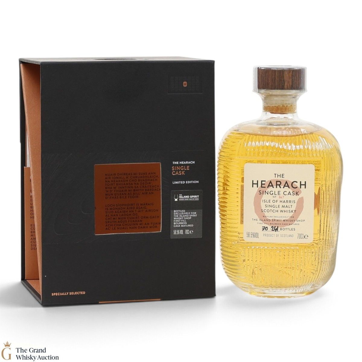 The Hearach - Single Cask #847 - First Fill Bourbon Cask - The Island Spirit Whisky Shop