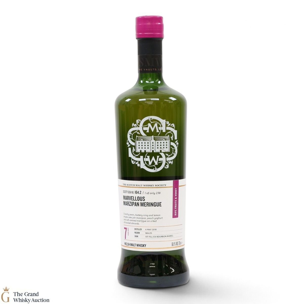 Penderyn - 7 Year Old 2018 - SMWS 164.2 - Marvellous Marzipan Meringue
