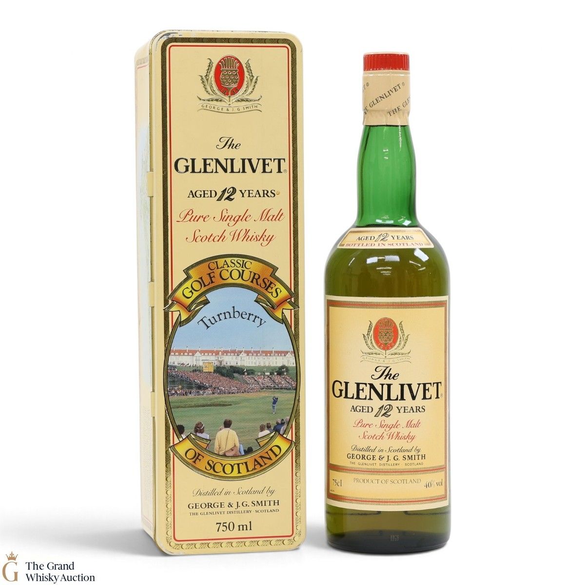 Glenlivet - 12 Year Old - Classic Golf Courses of Scotland - Turnberry (75cl)