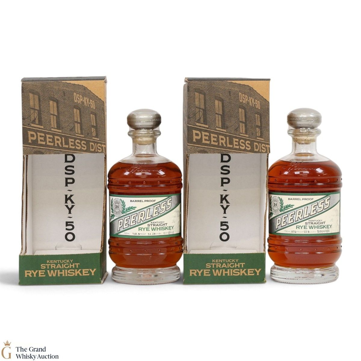Peerless - Kentucky Straight Rye Whiskey - Barrel Proof (2 x 75cl) SIGNED