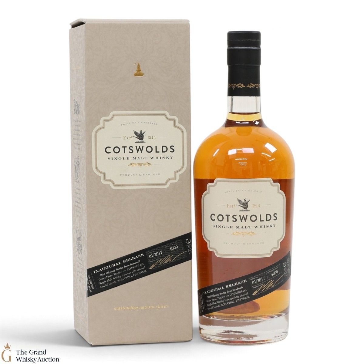 Cotswolds - Single Malt Inaugural Release - 2013 Odyssey Barley - Batch #01/2017