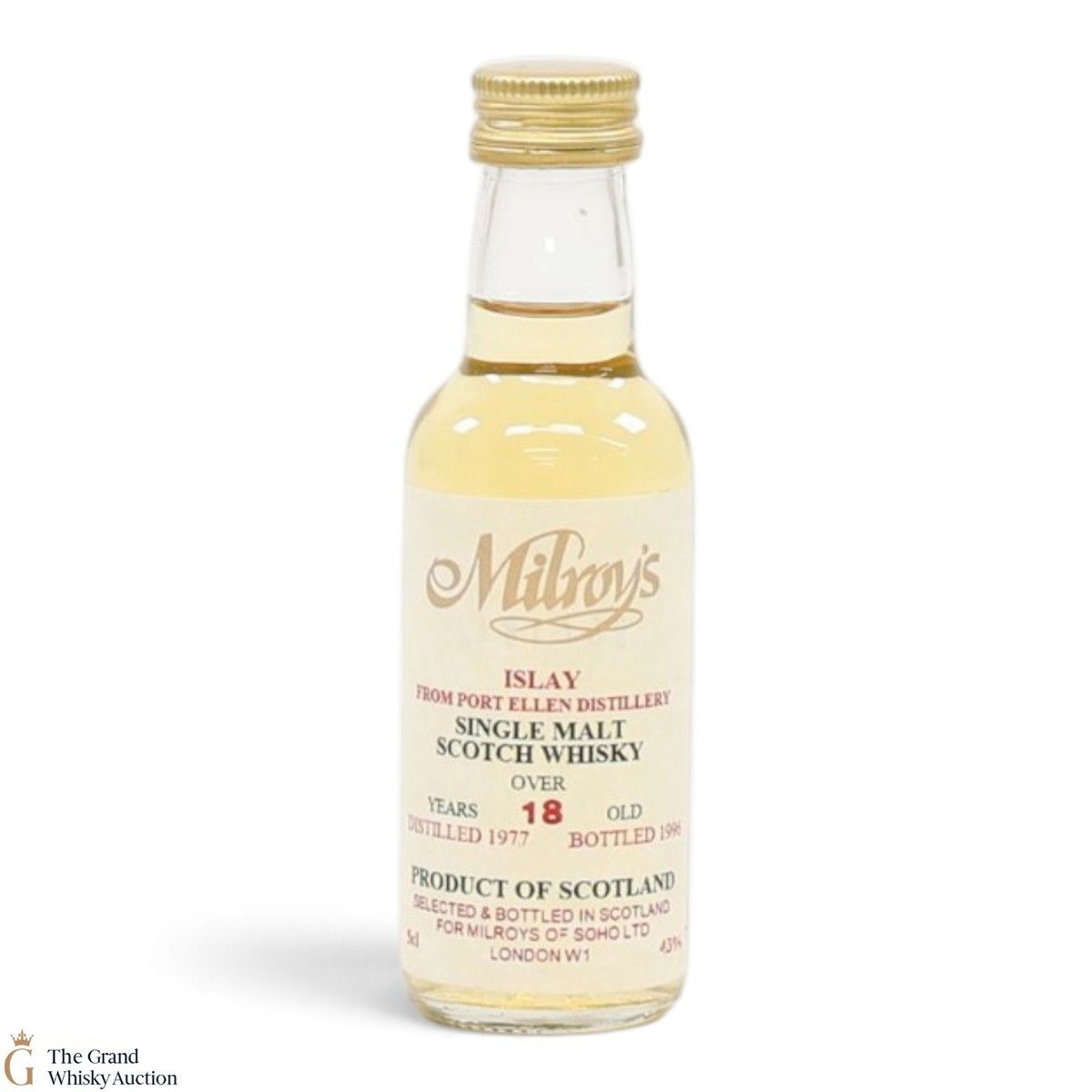 Port Ellen - 18 Year Old 1977 - Milroy's (5cl)