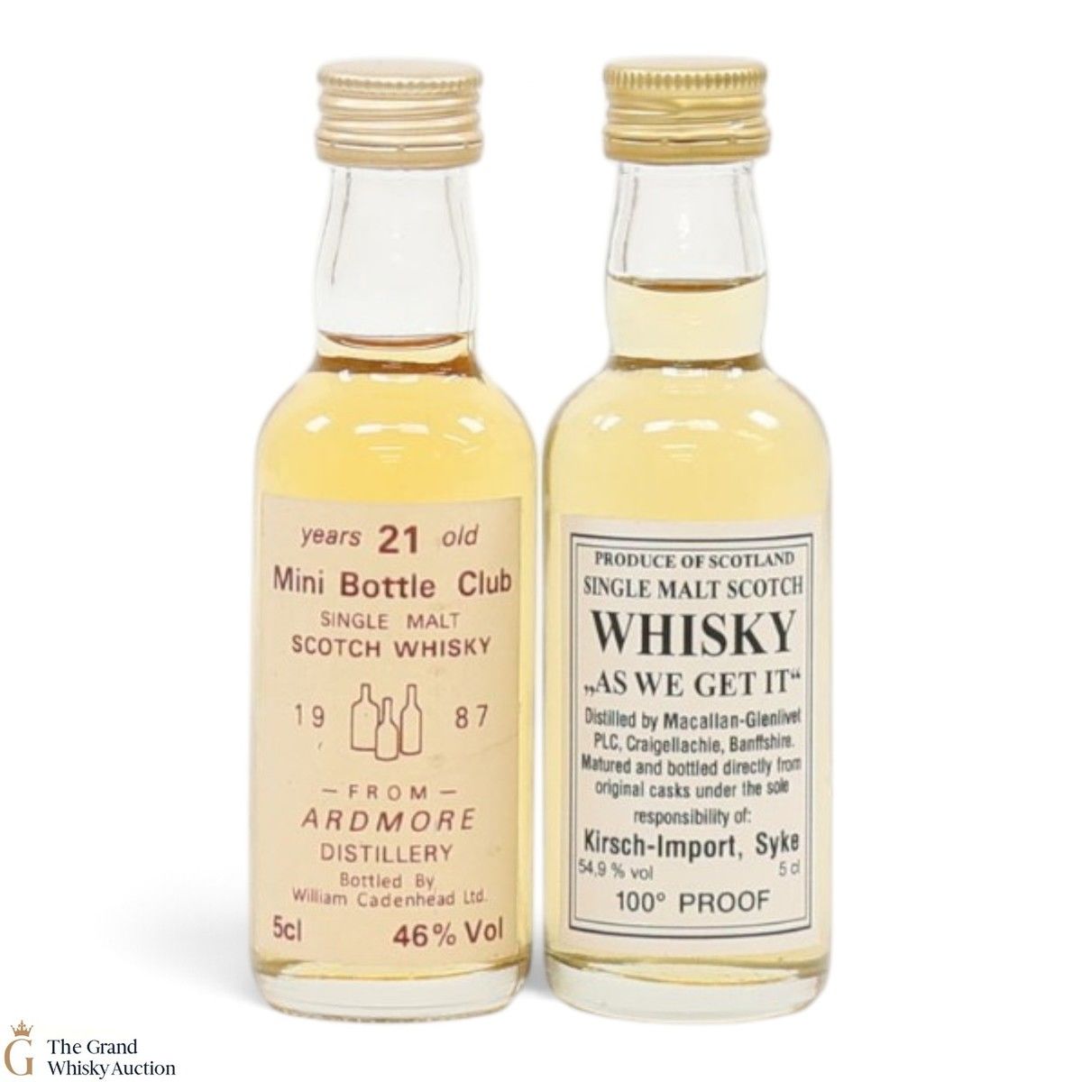 Ardmore & Macallan Miniatures (2 x 5cl)