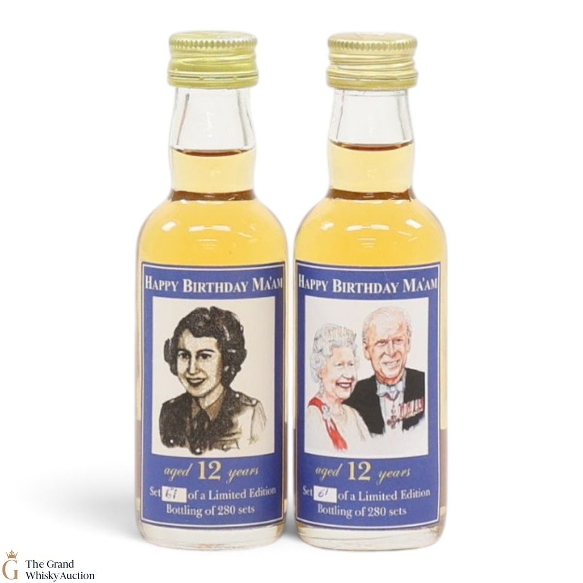 Happy Birthday Ma'am - 12 Year Old (2x5cl)