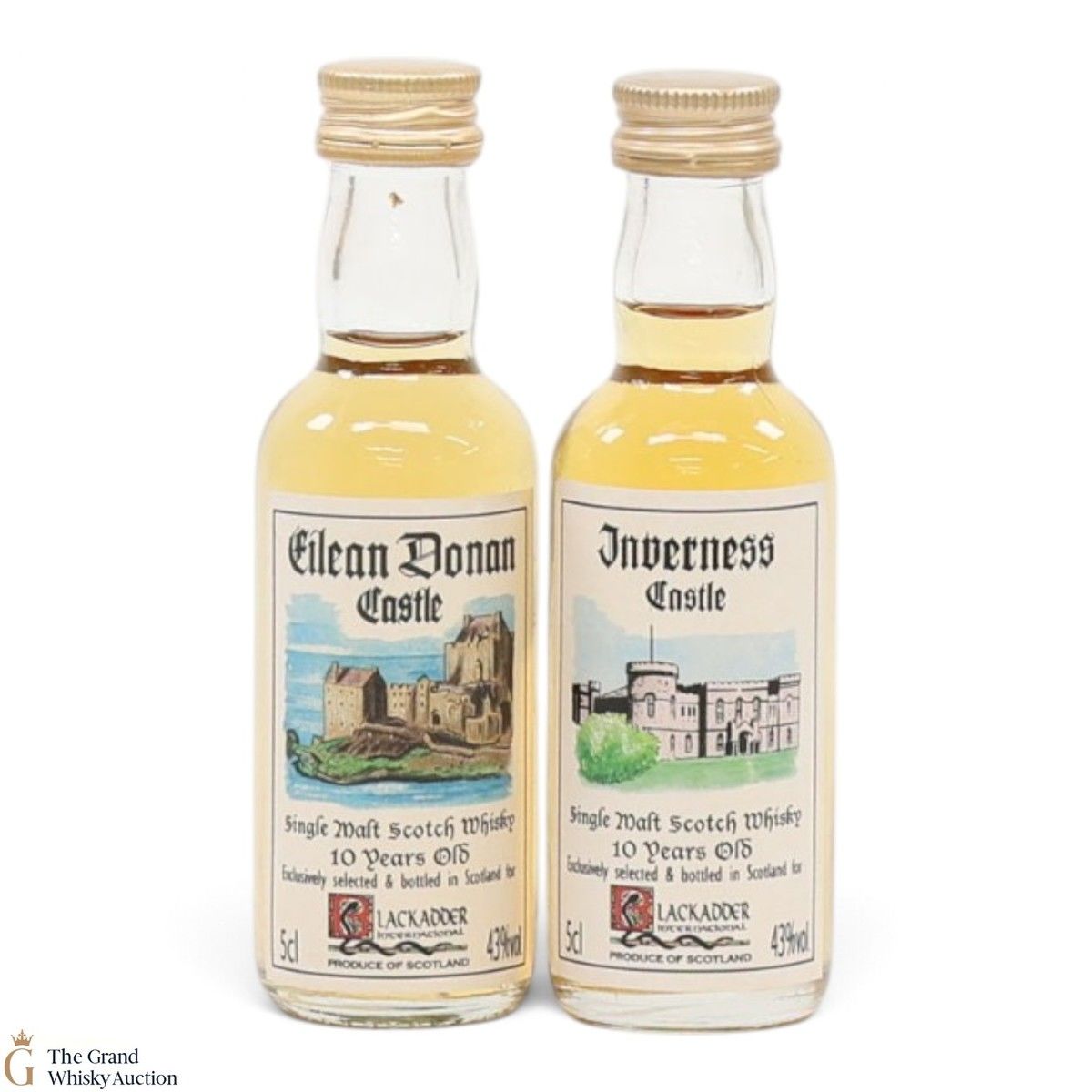 Blackadder - 10 Year Old - Eilean Donan Castle & Inverness Castle (2x5cl)