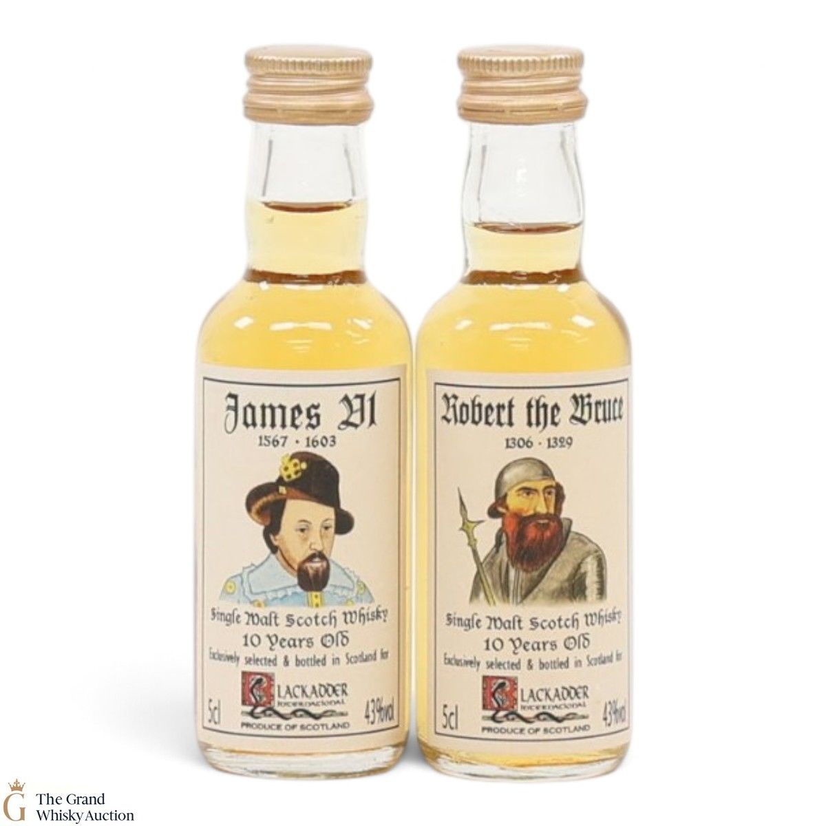 Blackadder - 10 Year Old - Robert the Bruce & James VI (2x5cl)