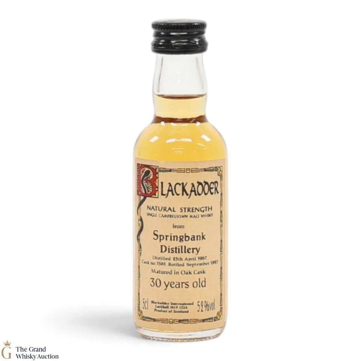 Springbank - 30 Year Old 1967 - Blackadder (5cl)