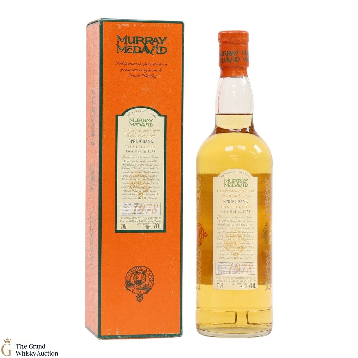 Springbank - 19 Year Old 1978 - Murray McDavid's Single Cask Bottling 1997