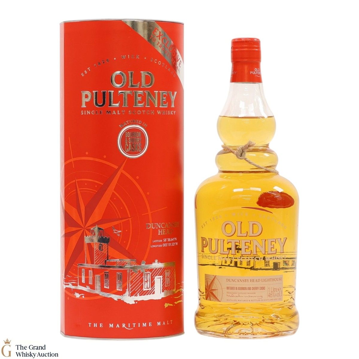 Old Pulteney - Duncansby Head Lighthouse - Bourbon & Sherry Casks (1L)