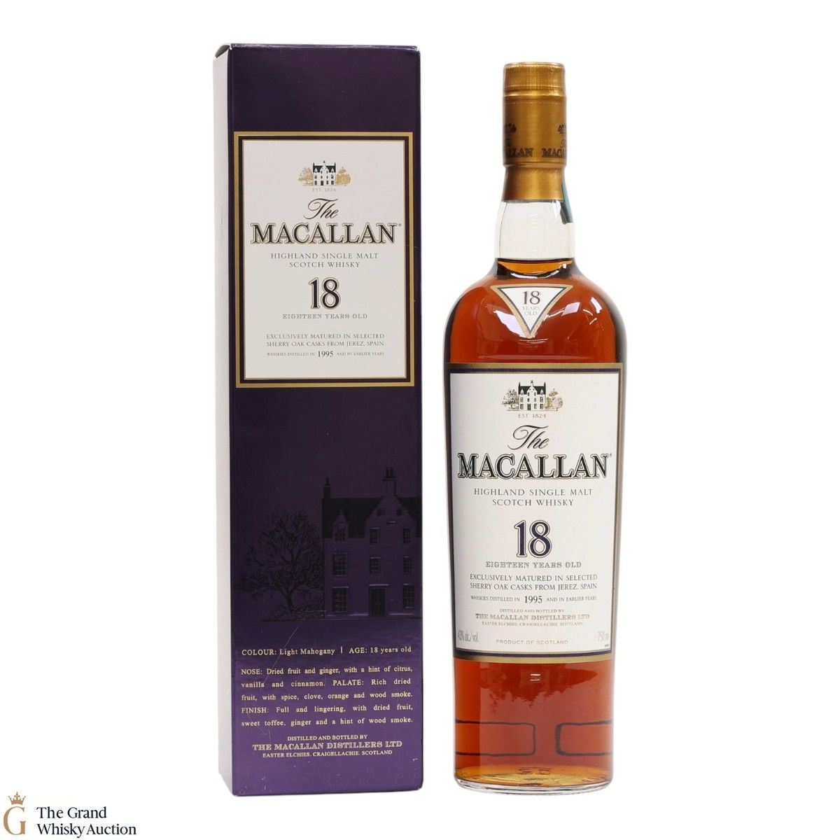 Macallan - 18 Year Old - Sherry Oak (1995) 75cl