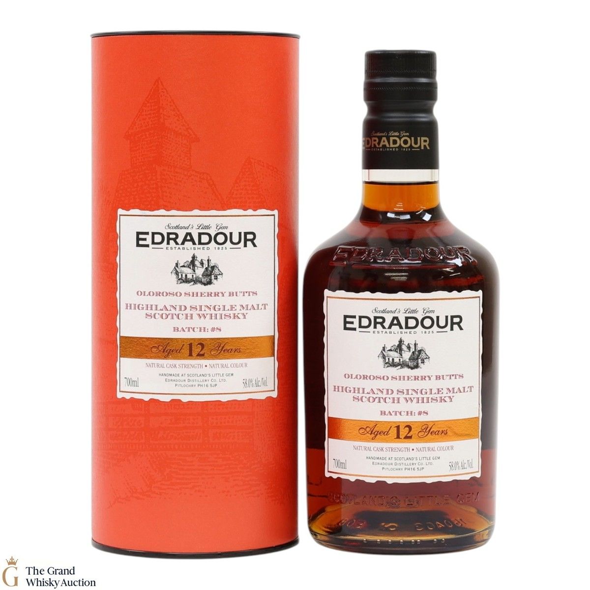Edradour - 12 Year Old 2012 - Oloroso Sherry Butts Batch #8