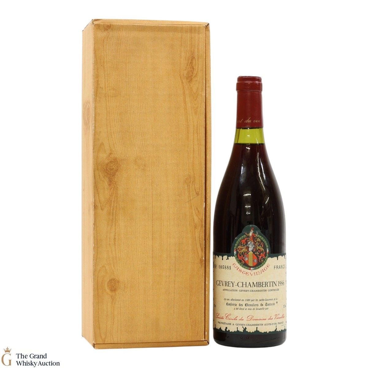Gevrey Chambertin 1986 - Société Civile du Domaine des Varoilles (75cl)