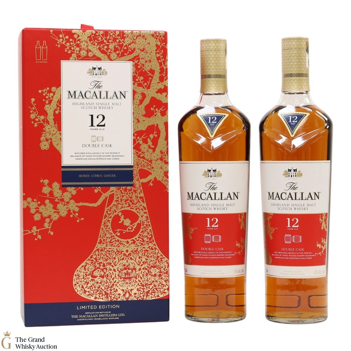 Macallan - 12 Year Old - Double Cask - Year of the Pig (2 x 75cl)