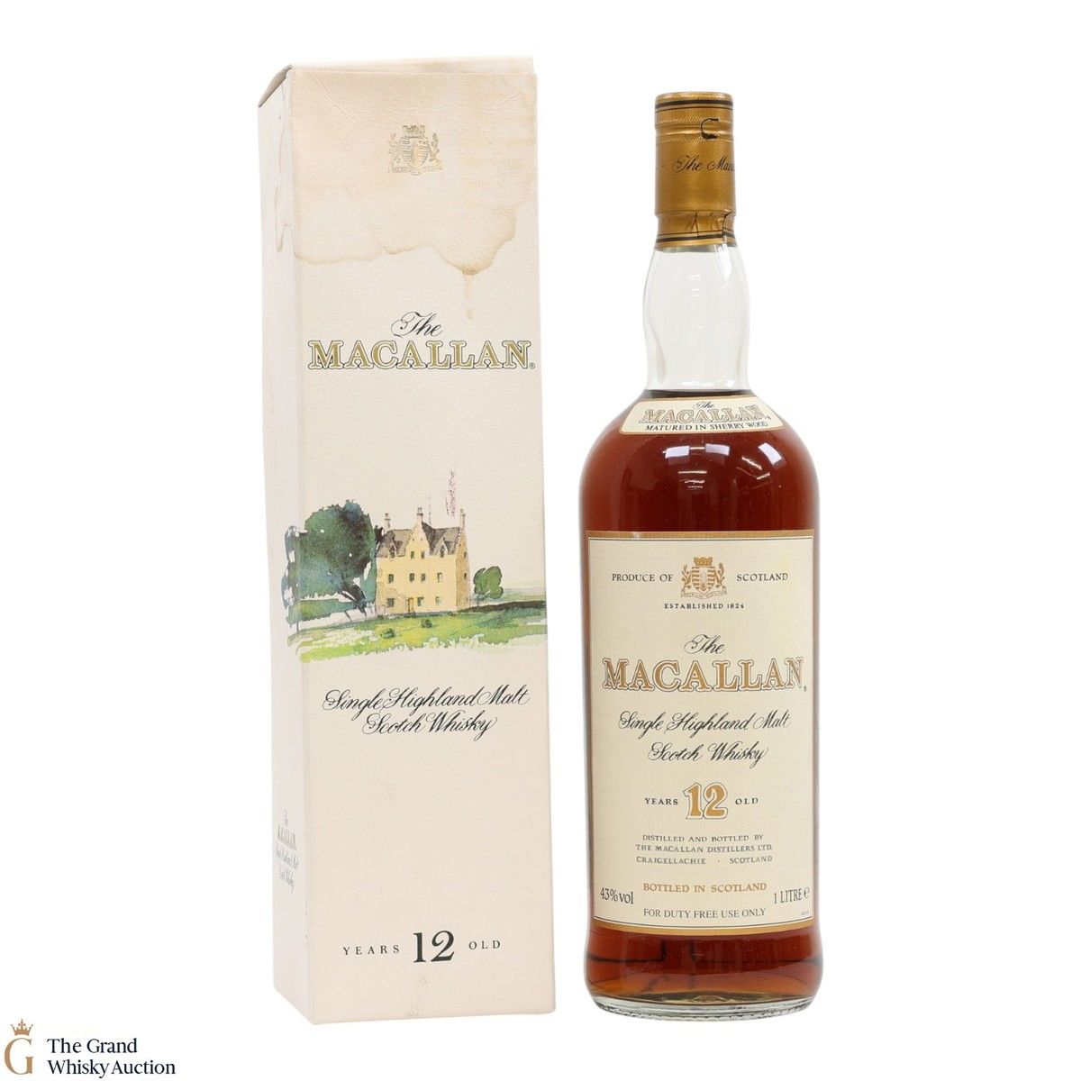 Macallan - 12 Year Old - Sherry Wood - Duty Free (1L)