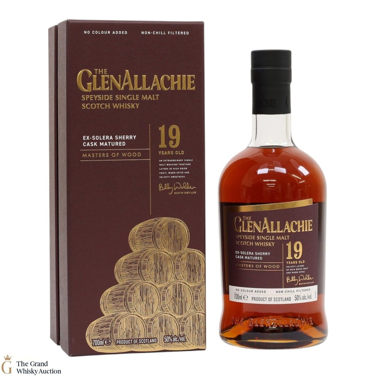 GlenAllachie - 19 Year Old - Ex Solera Cask Matured - Masters Of Wood
